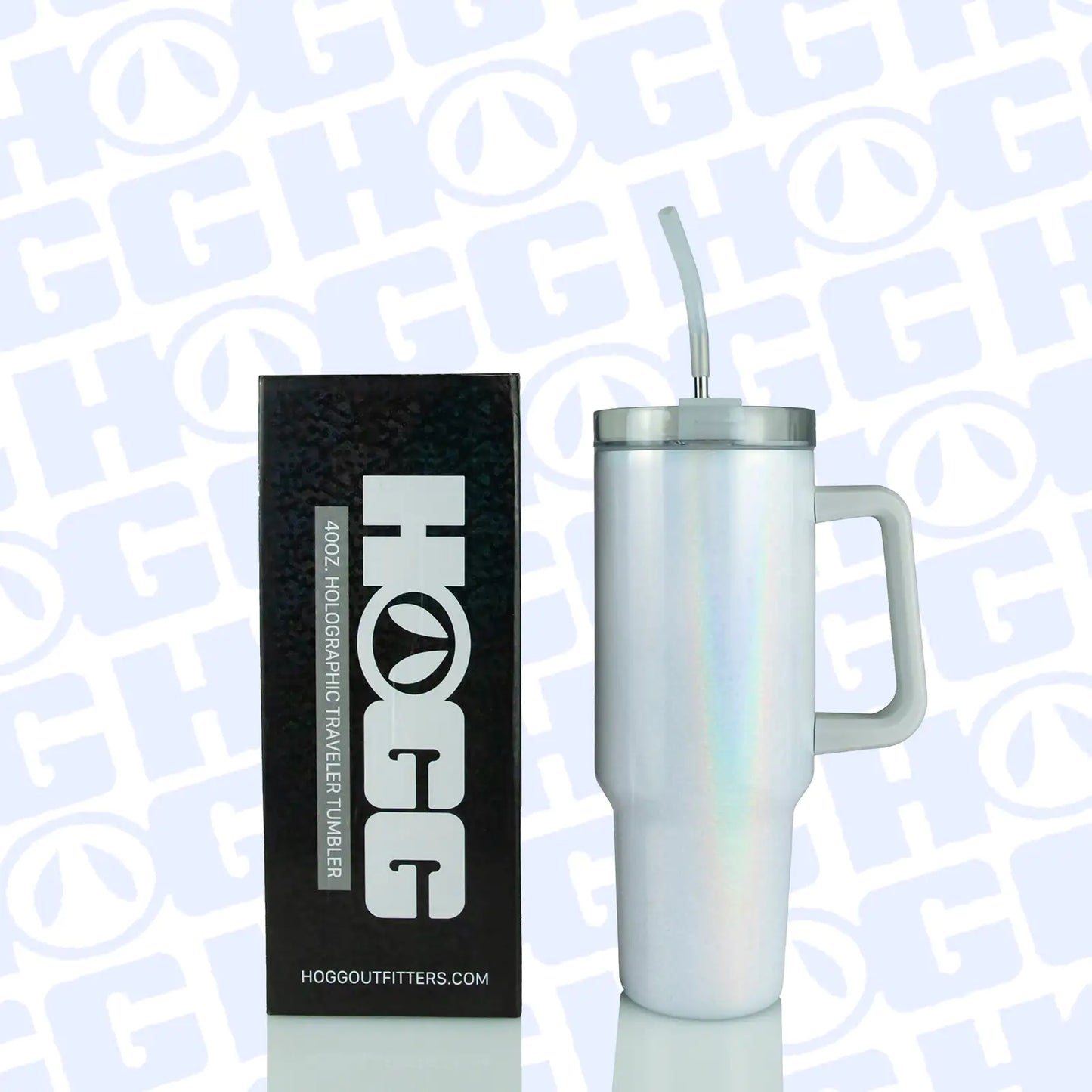 40oz SUBLIMATABLE HOLOGRAPHIC TRAVELER TUMBLER