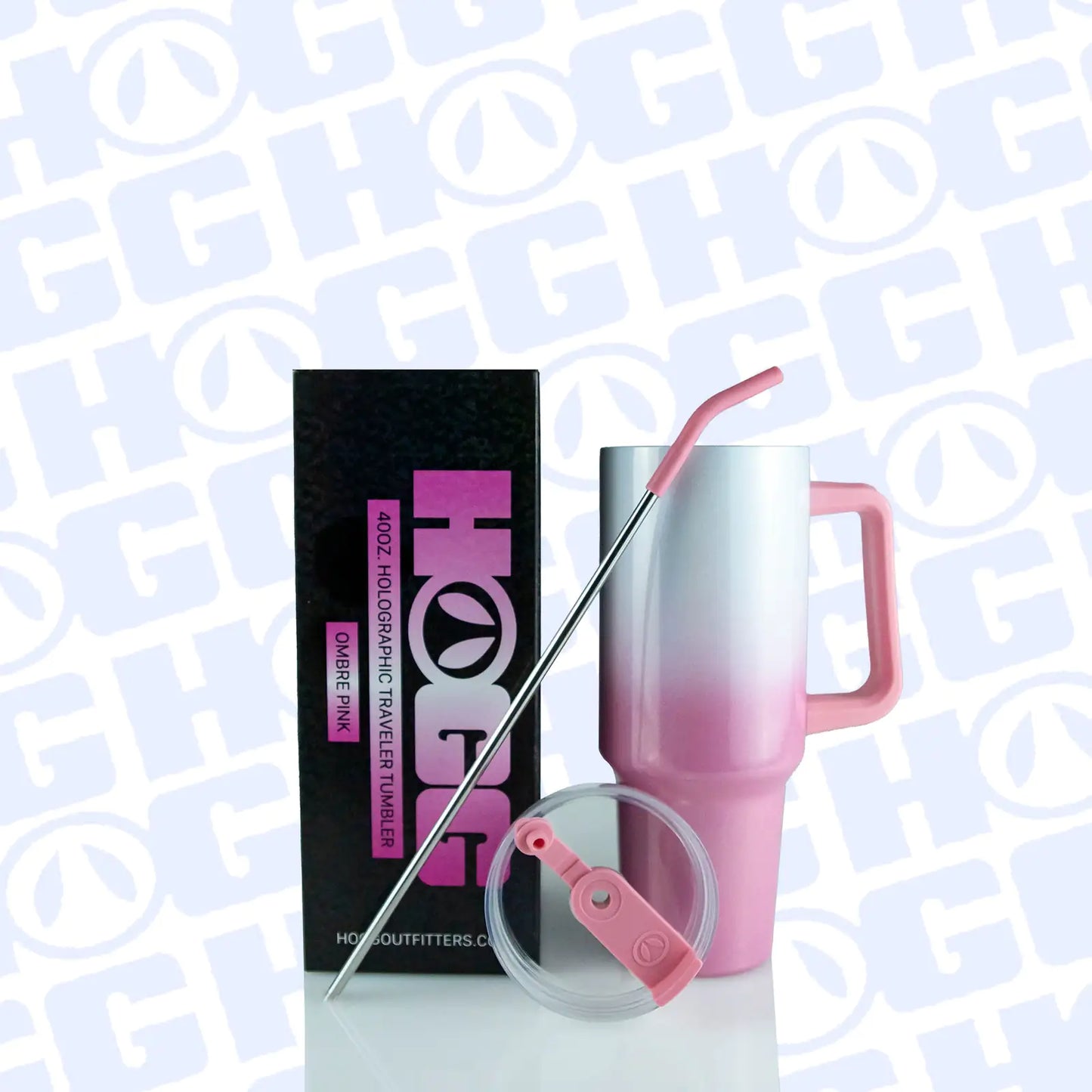 40oz SUBLIMATABLE HOLOGRAPHIC TRAVELER TUMBLER